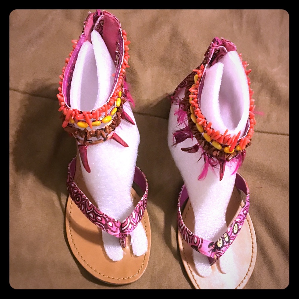 Women's Zigi  soho beaded sandals size 7